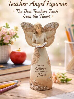 Teacher Angel Figurine – “The Best Teachers Teach from the Heart”